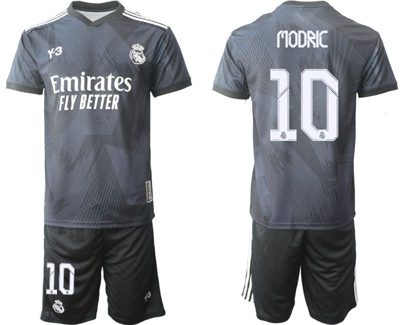 Men 2022-2023 Club Real Madrid Cuarta Camiseta Y3 de black #10 Soccer Jersey